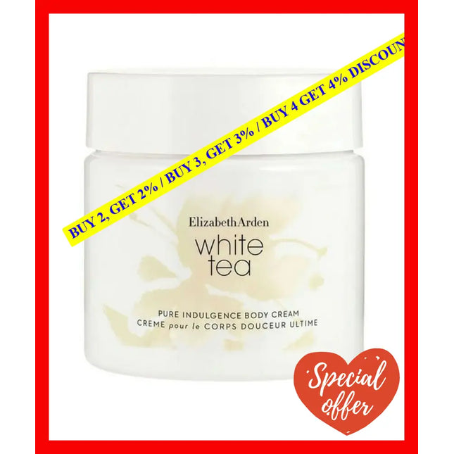 Elizabeth Arden White Tea Pure Indulgence Body Cream 400Ml - 85805557355