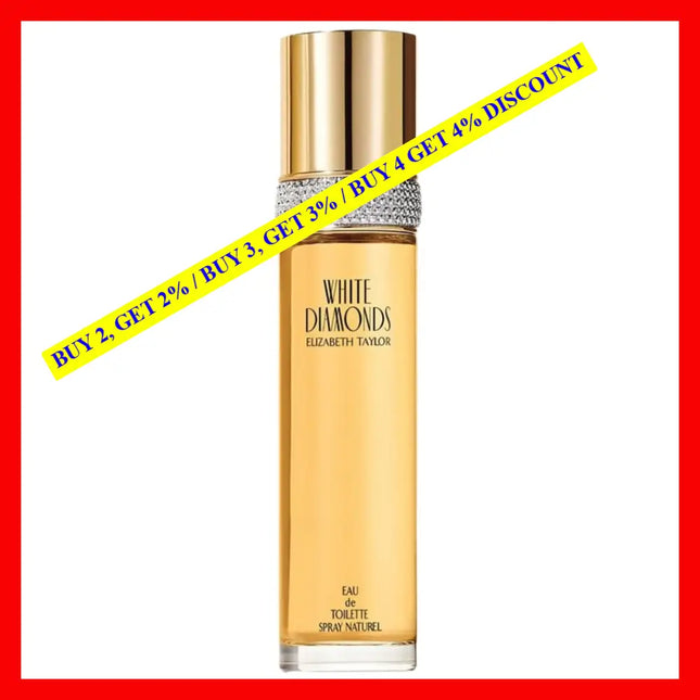 Elizabeth Taylor White Diamonds Eau De Toilette For Women 3.3 Oz / 100 Ml