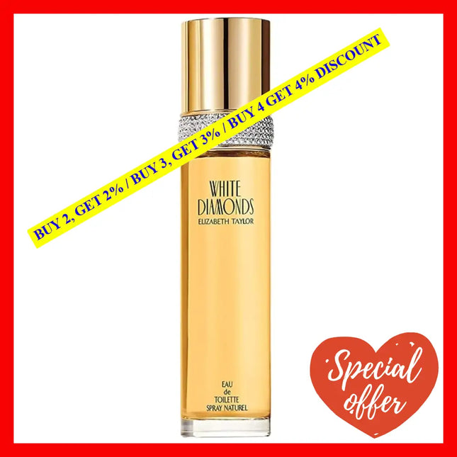 Elizabeth Taylor White Diamonds For Women Eau De Toilette Spray 1.7Oz/50Ml