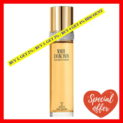Elizabeth Taylor White Diamonds Perfume Eau De Toilette Spray (Tester) 3.4 Oz For Women
