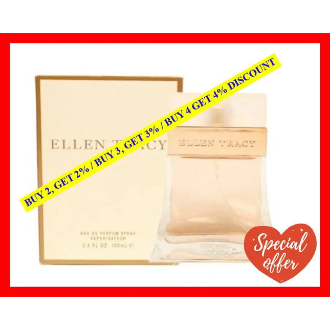 Ellen Tracy By For Women. Eau De Parfum Spray 3.4 Oz.