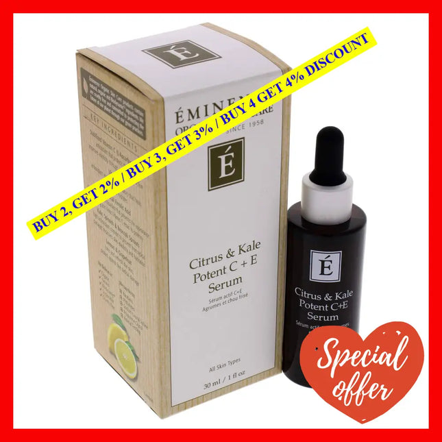 Eminence Citrus & Kale Potent C Plus E Serum Whit 1.01 Fl Oz