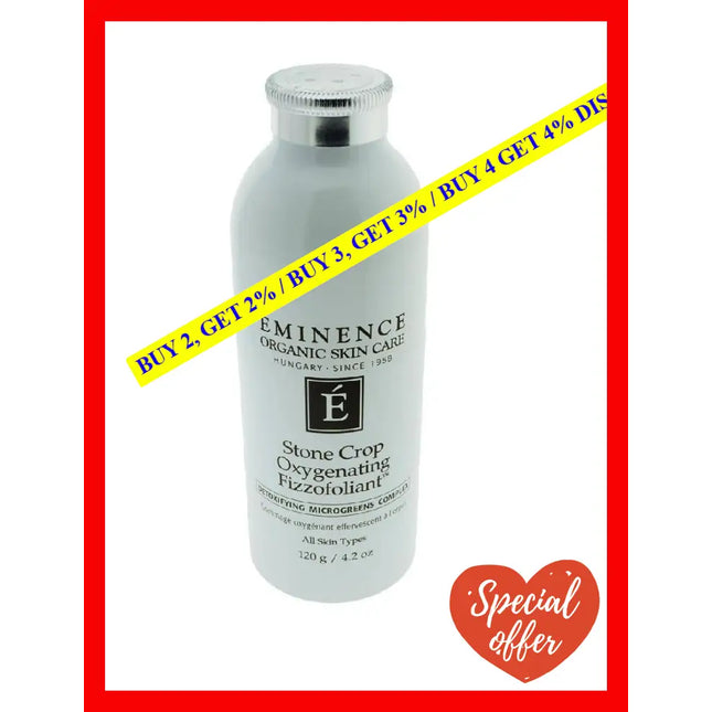 Eminence Organic Skincare Stone Crop Oxygenating Fizzofoliant 4.2 Ounce (2326/Em)