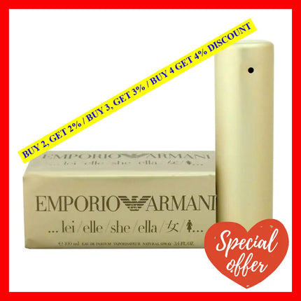 Emporio Armani By Giorgio For Women - 3.4 Oz Edp Spray