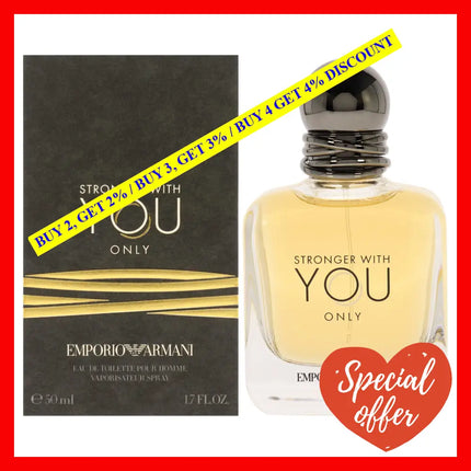 Emporio Armani Stronger With You By Giorgio For Men - 1.7 Oz Edt Spray
