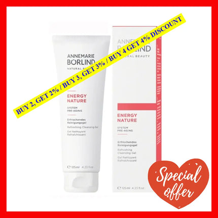 Energynature System Pre-Aging Refreshing Cleansing Gel By Annemarie Borlind For Unisex - 4.23 Oz