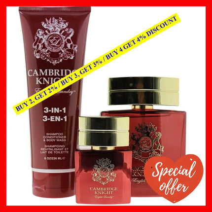 English Laundry Cambridge Knight 3 Pieces Gift Set For Men