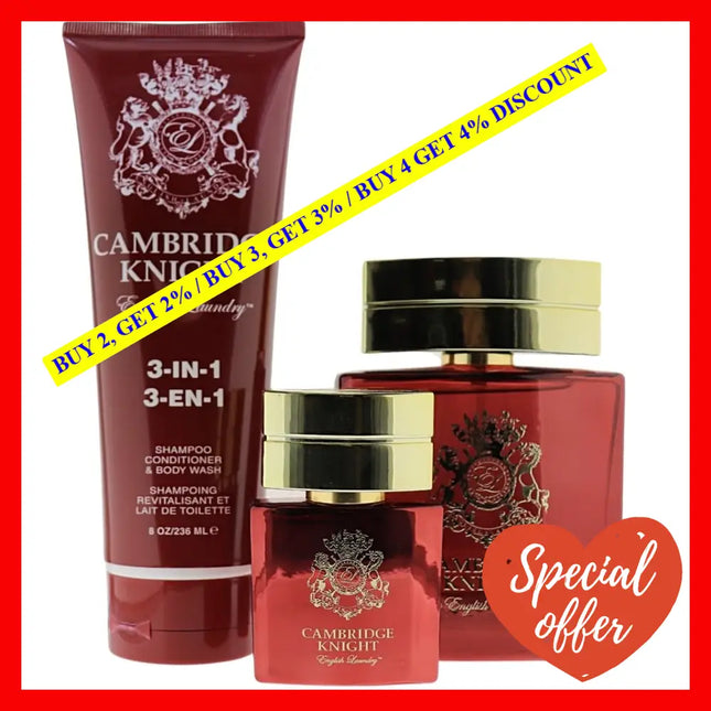English Laundry Cambridge Knight 3 Pieces Gift Set For Men