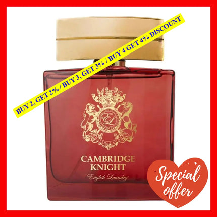 English Laundry Cambridge Knight Eau De Parfum For Men 3.4 Oz / 100 Ml