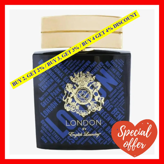 English Laundry London Eau De Parfum For Men 3.4 Oz / 100 Ml