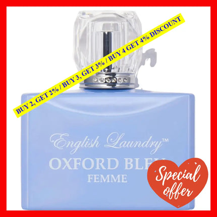 English Laundry Oxford Bleu Eau De Parfumand For Women 3.4 Oz / 100 Ml