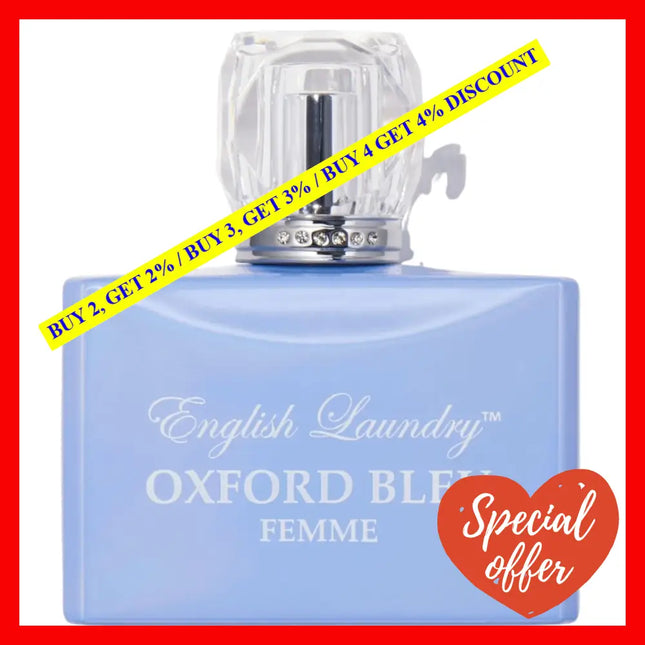 English Laundry Oxford Bleu Eau De Parfumand For Women 3.4 Oz / 100 Ml