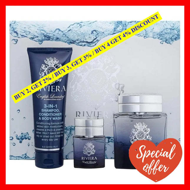 English Laundry Riviera Gift Set 3 Pieces For Men