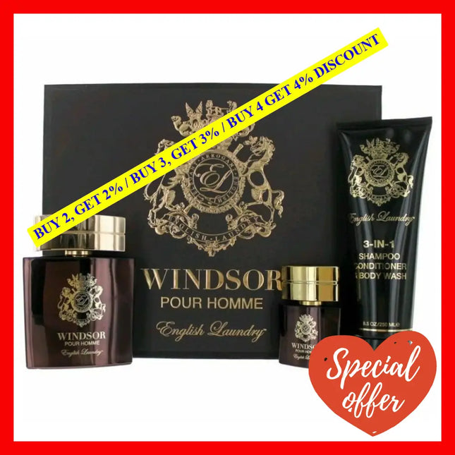 English Laundry Windsor Gift Set 3 Pieces For Men