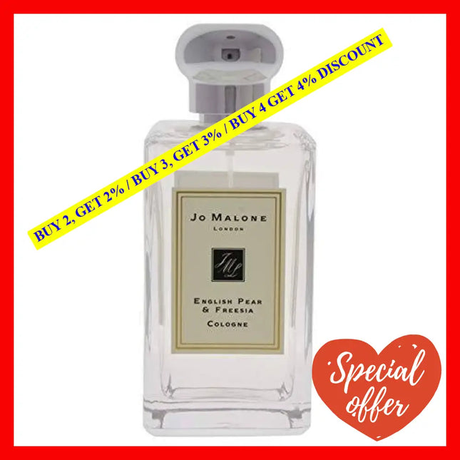 English Pear & Freesia By Jo Malone For Women - 3.4 Oz Cologne Spray