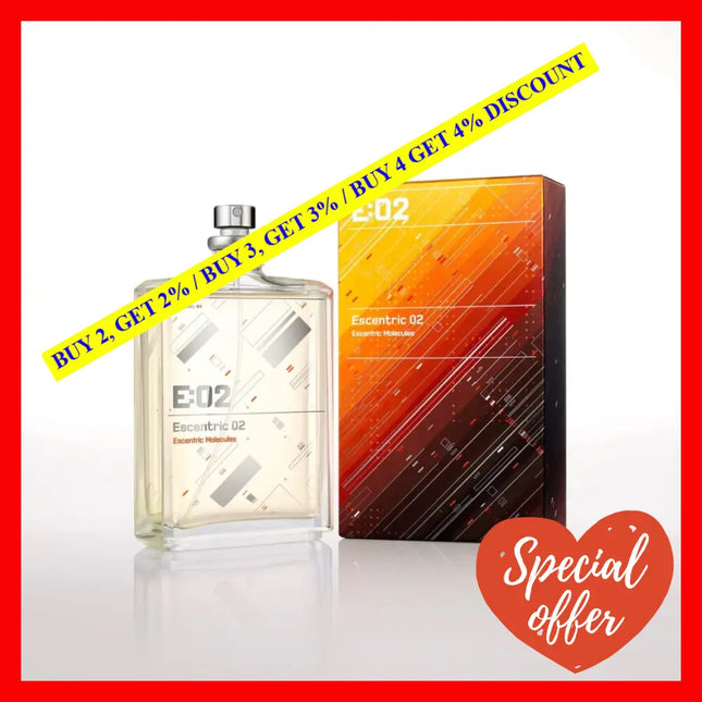 Escentric 02 By Molecules For Unisex - 3.5 Oz Edt Spray