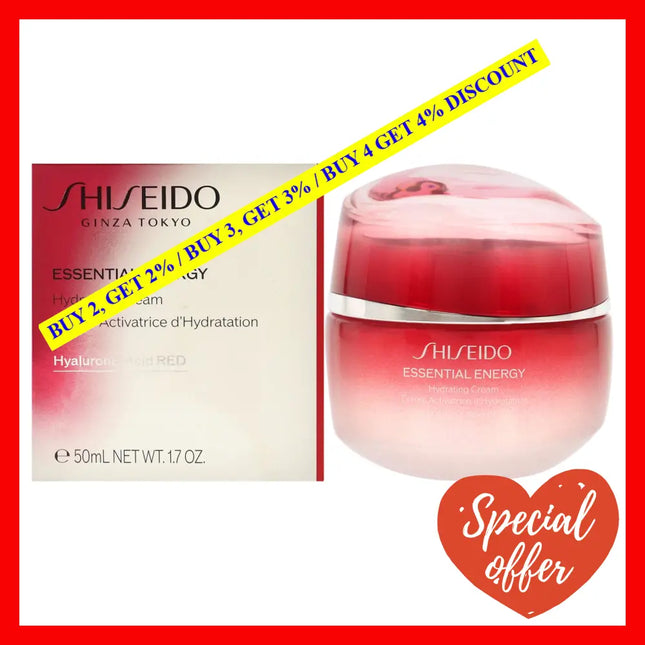 Essential Energy Hydrating Cream By Shiseido For Women - 1.7 Oz