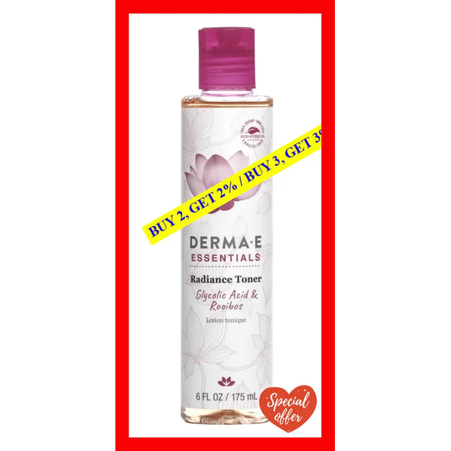 Essentials Radiance Toner By Derma-E For Unisex - 6 Oz