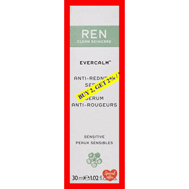 Evercalm Anti-Redness Serum By Ren For Unisex - 1.02 Oz