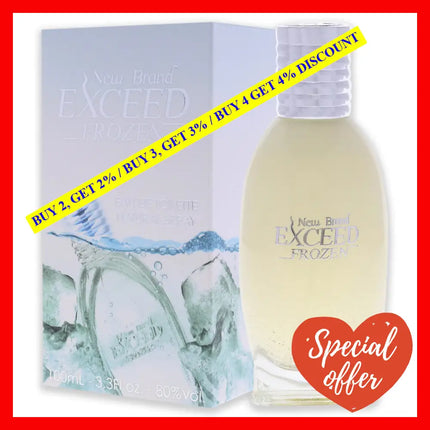 Exceed Frozen By New Brand For Men - 3.3 Oz Edt Spray