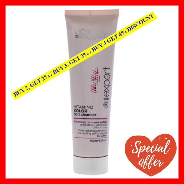 Expert Serie Vitamino Color Soft Cleanser By Loreal Professional For Unisex - 5 Oz Shampoo