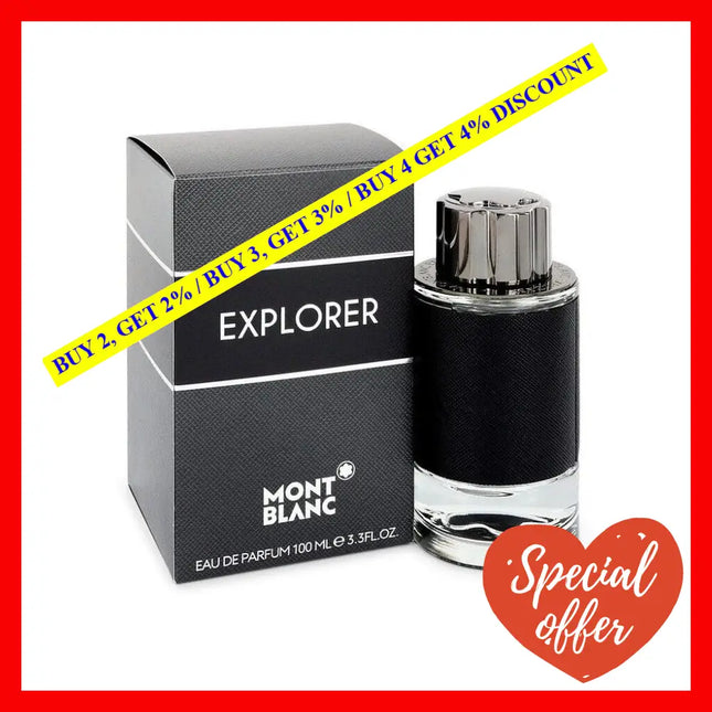 Explorer By Mont Blanc For Men - 3.3 Oz Edp Spray