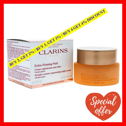 Extra Firming Night Cream For All Skin Types By Clarins Unisex - 1.7 Oz