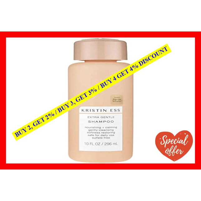 Extra Gentle Shampoo By Kristin Ess For Unisex - 10 Oz