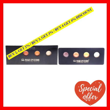 Eye Collection - Natural Sunshine By Make-Up Studio For Women 4 X 0.07 Oz Shadow