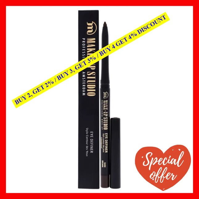 Eye Definer - Dark Brown By Make-Up Studio For Women 0.04 Oz Eyeliner