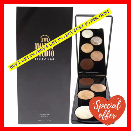 Eye Palette Lumiere - Nude Glow By Make-Up Studio For Women 1.26 Oz Shadow