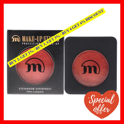 Eyeshadow Super Frost - Candy Red By Make-Up Studio For Women 0.11 Oz Eye Shadow