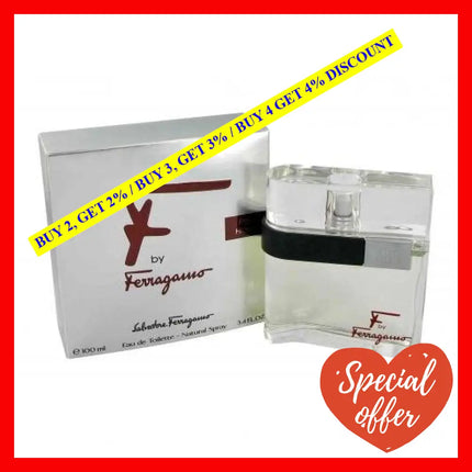 F Pour Homme By Salvatore Ferragamo For Men - 3.4 Oz Edt Spray