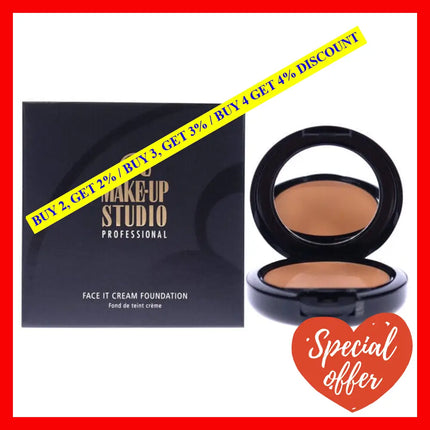Face It Cream Foundation - Wb4 Warm Beige By Make-Up Studio For Women 0.27 Oz
