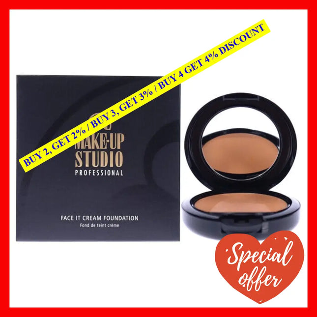 Face It Cream Foundation - Wb4 Warm Beige By Make-Up Studio For Women 0.27 Oz