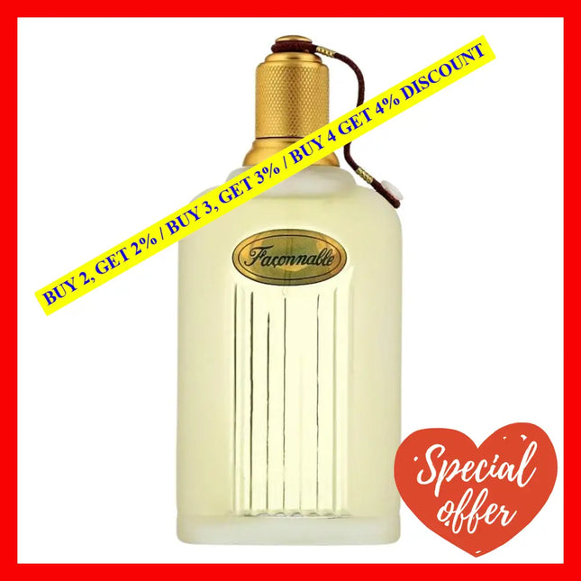 Faconnable 3.33 Oz / 100 Ml Eau De Toilette For Men