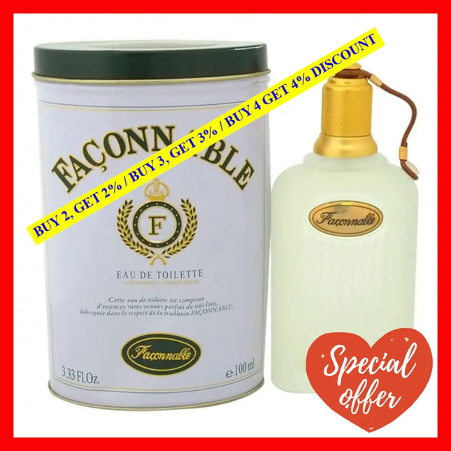 Faconnable By For Men - 3.33 Oz Edt Spray (Tester)