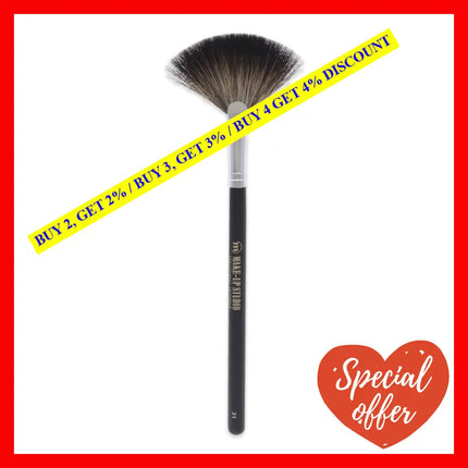 Fan Shaped Brush - 31 By Make-Up Studio For Women 1 Pc