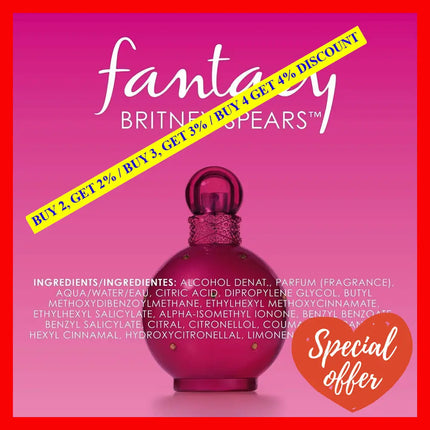 Fantasy By Britney Spears For Women - 3.3 Oz Edp Spray