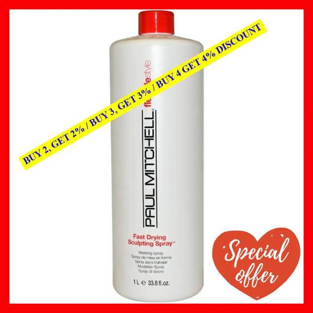 Fast Drying Sculpting Spray By Paul Mitchell For Unisex - 33.8 Oz Hair