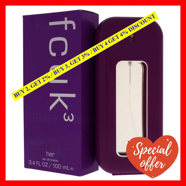 Fcuk 3 By French Connection Uk For Women - 3.4 Oz Edt Spray