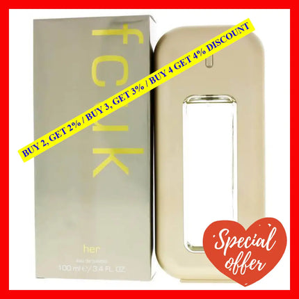 Fcuk By French Connection Uk For Women - 3.4 Oz Edt Spray