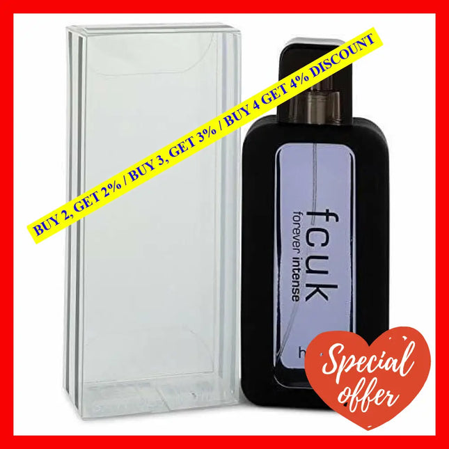 Fcuk Forever Intense By French Connection Uk For Men - 3.4 Oz Edt Spray