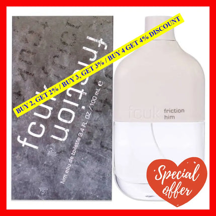 Fcuk Friction By French Connection Uk For Men - 3.4 Oz Edt Spray