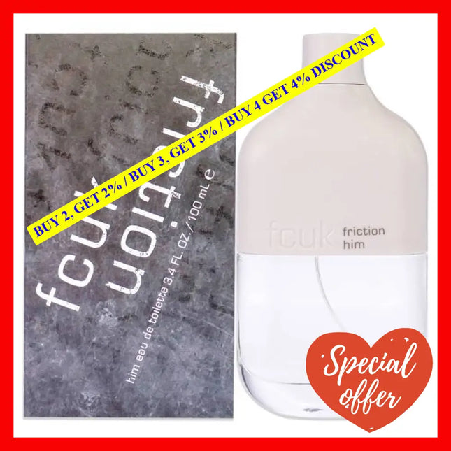 Fcuk Friction By French Connection Uk For Men - 3.4 Oz Edt Spray