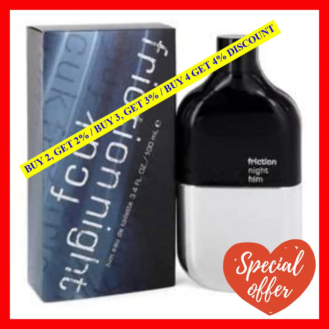 Fcuk Friction Night By French Connection Uk For Men - 3.4 Oz Edt Spray