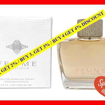 Femme By Usher For Women - 3.4 Oz Edp Spray