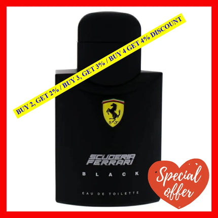 Ferrari Black By For Men - 2.5 Oz Edt Spray (Tester)