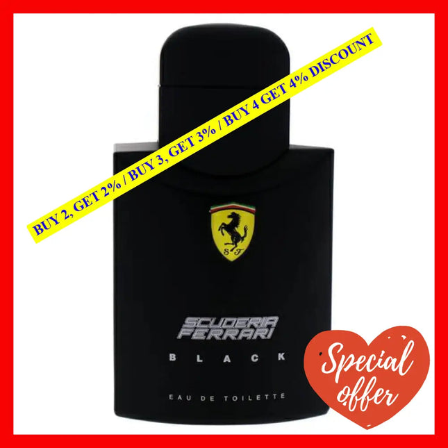 Ferrari Black By For Men - 2.5 Oz Edt Spray (Tester)