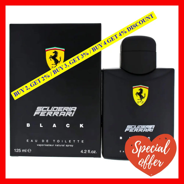 Ferrari Black By For Men - 4.2 Oz Edt Spray